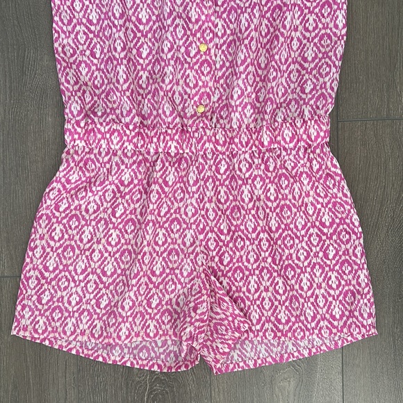 Michael Kors pink printed mini romper playsuit Small - Picture 8 of 12